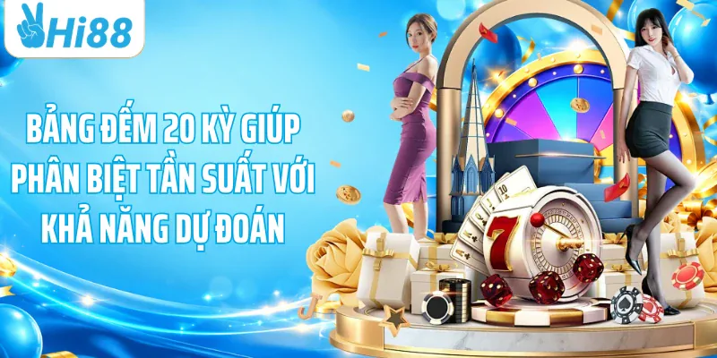 Bảng đếm 20 kỳ giúp phân biệt tần suất với khả năng dự đoán