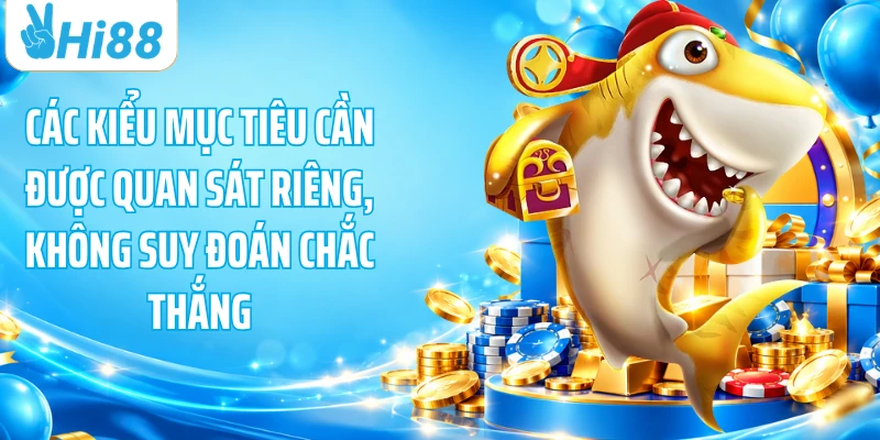 Các kiểu mục tiêu cần được quan sát riêng, không suy đoán chắc thắng