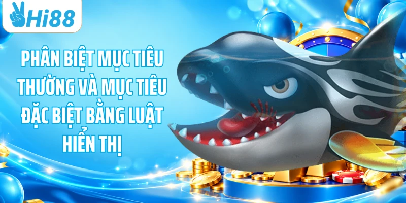 Phân biệt mục tiêu thường và mục tiêu đặc biệt bằng luật hiển thị