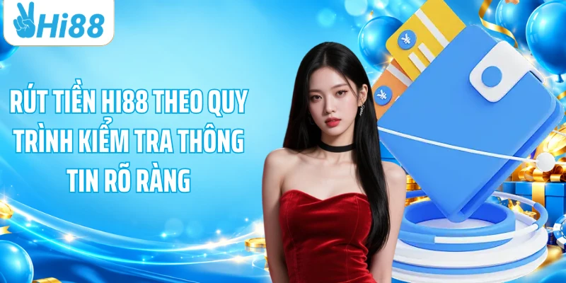 Rút tiền HI88 theo quy trình kiểm tra thông tin rõ ràng